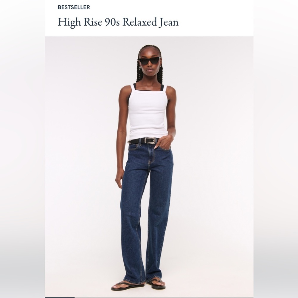 Abercrombie & Fitch Dark Blue Flare Jeans